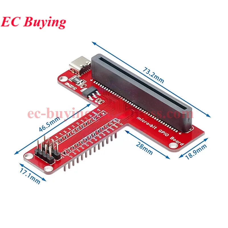 Фото T-тип GPIO Breakout Expansion Board Адаптер макетной платы микро-разъем для FC40 40-контактный плоский ленточный кабель Raspberry Pi 3 2 B & B+ Python №4