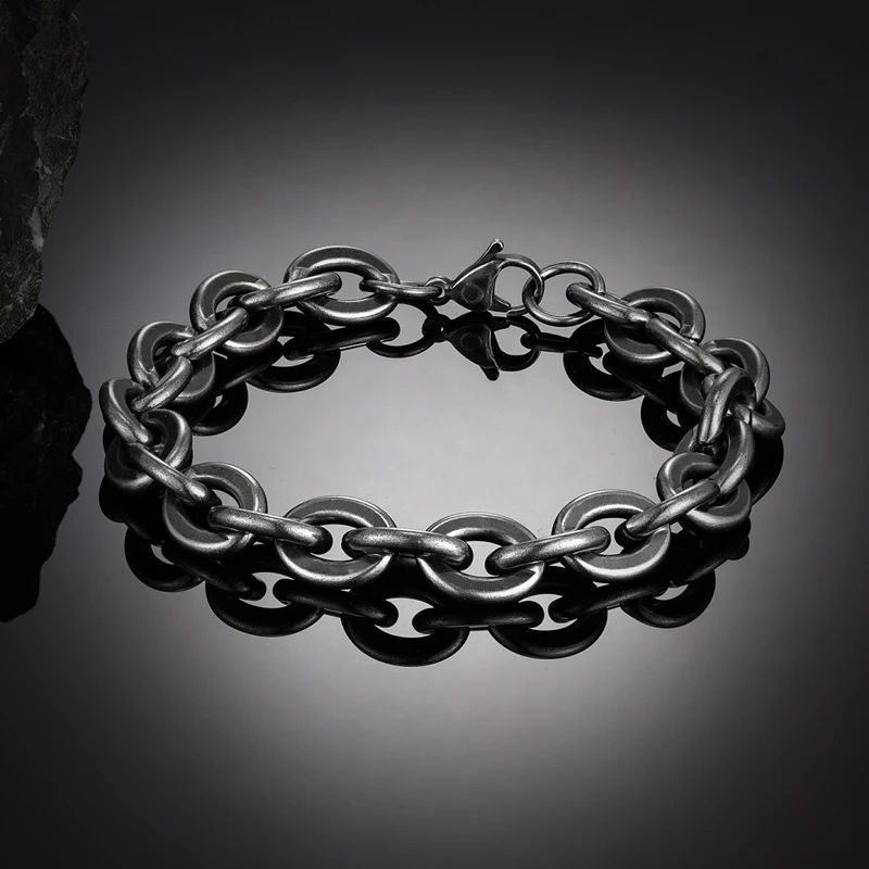 MKENDN высококачественные мужские браслеты из нержавеющей стали креативные Ретро