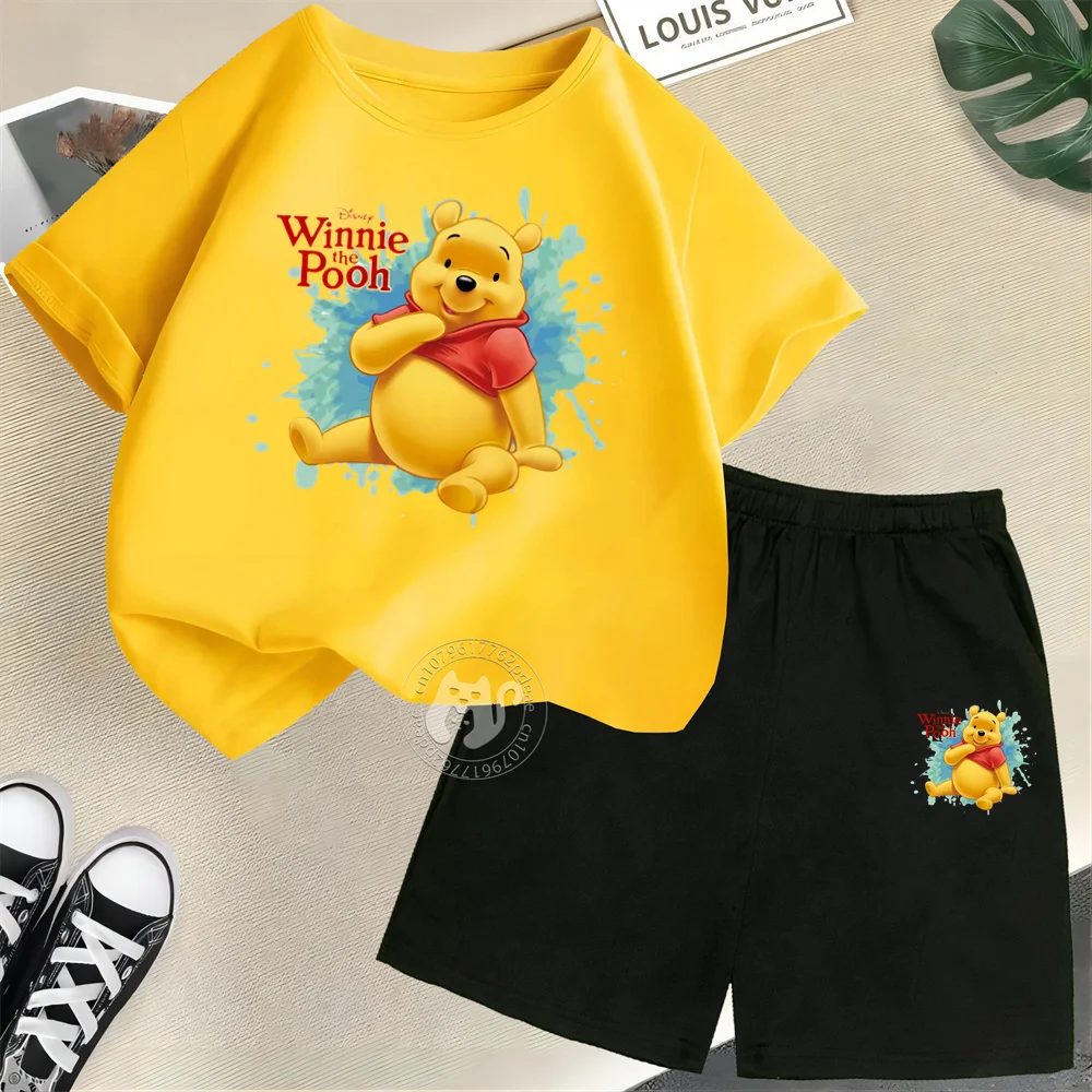 Детский комплект из футболки с коротким рукавом и шортов 100% хлопка