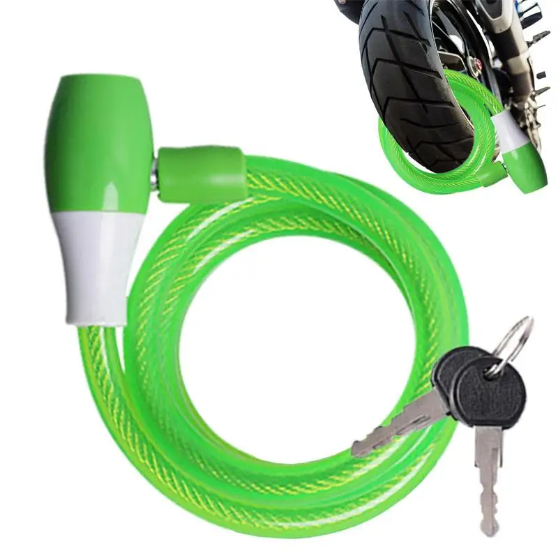 

Bicycle Anti-theft Lock Motorcycle Bold Anti-theft Lock Battery Car Shear Resistant Steel Cable Lock Outdoor Cycling Accessories