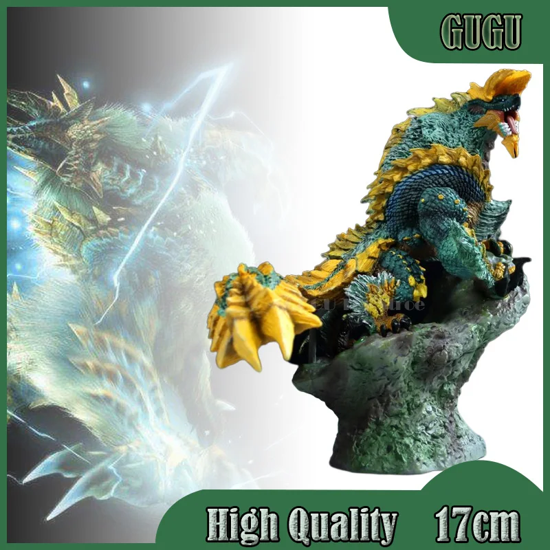 

Monster Hunter CFB Zinogre Figure 17cm Jinouga PVC Statue Figurine Collectible Model Decoration Ornament Toy Christmas Gift Kids