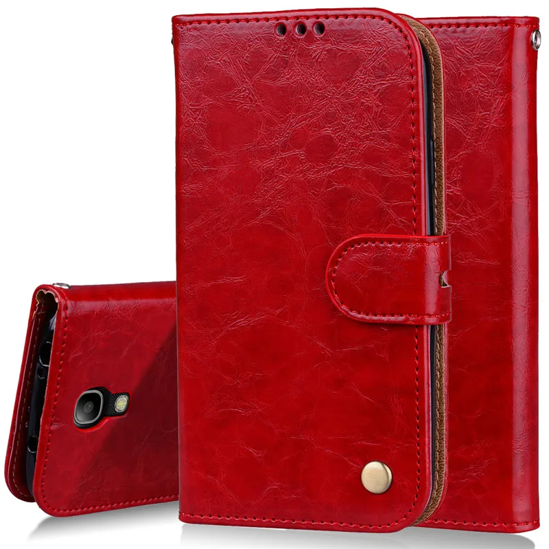 Кожаный кошелек-чехол для Samsung S4 i9500 i 9500 Galaxy S 4 GT I9500 I9505 GT-I9500 i9515 I9506 I9502 Flip Cover on.