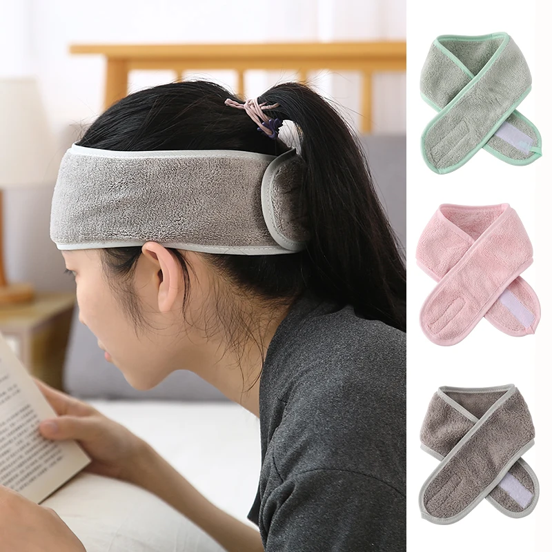 Soft Toweling Hair Accessories Girls Headbands for Face Washing Bath Makeup Hair Band for Women Adjustable SPA Facial Headband images - 3