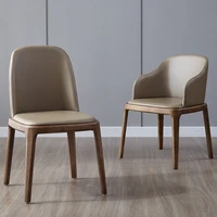 minimalist modern dining chairs leather bistro commercial makeup hotel chair waiting nordic elegant butaca home items oa50dc