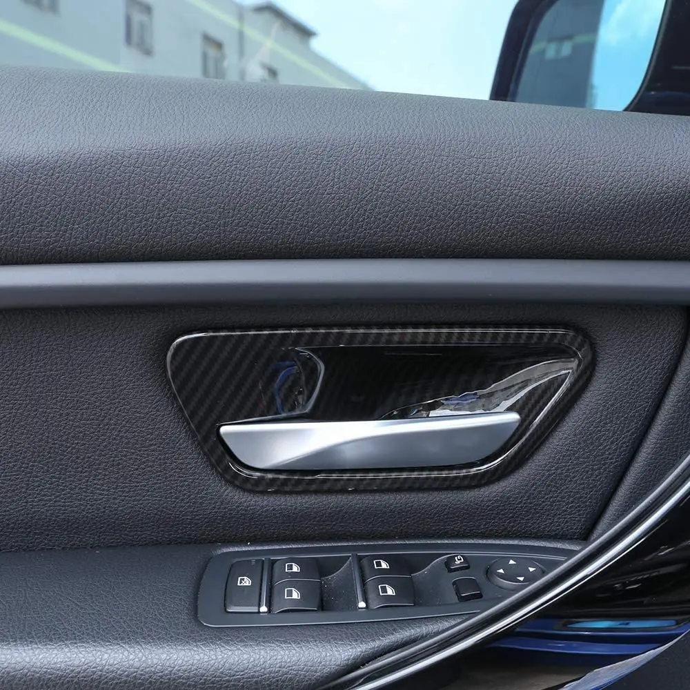 

Door Handle Bowl Cover for 3 4 Series F30 F31 F32 F34 F36 Sedan 2013-2018 Carbon Fiber Style