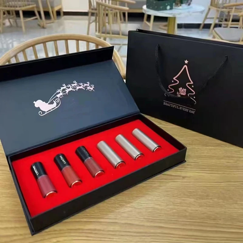 

Christmas BEAUTIFUL EVERY DAY LIPSTICK 7Pcs Set Lip Balm 196/888/274 Lip Glaze 196/888/288NEW IN BOX SET