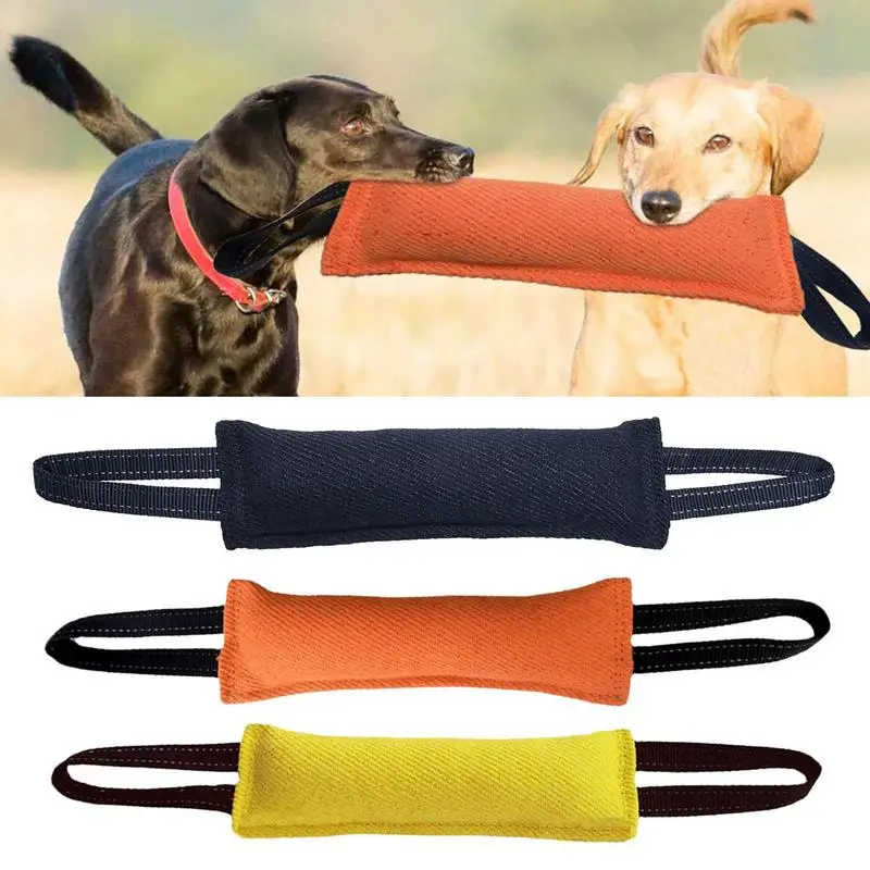 

Игрушка для собак, Интерактивная веревка с 2 светоотражающими ручками, тренировочное оборудование для средних и больших собак