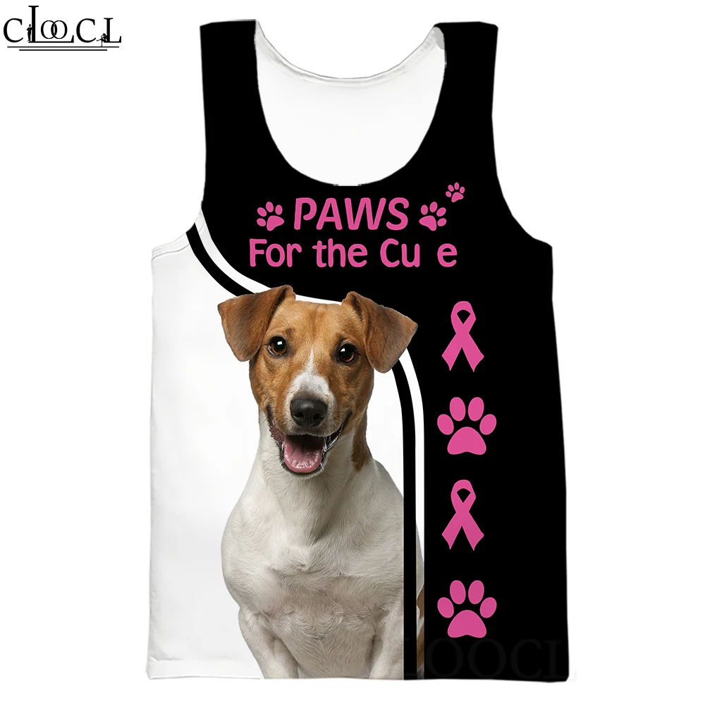  Мужские майки красивый кавалер-кинг-чарльз-спаниель жилет с 3D принтом