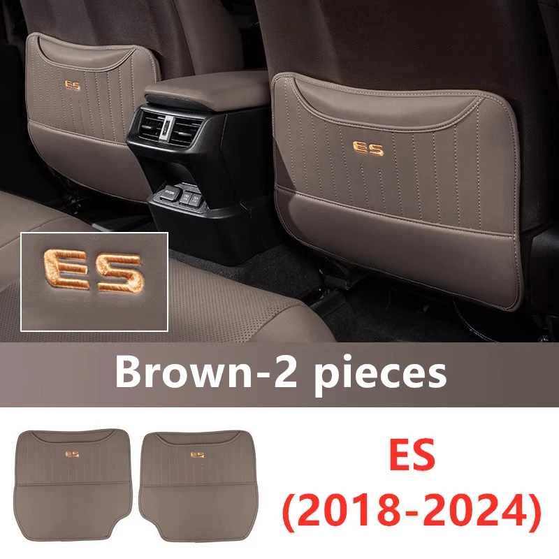 

Car Seat Back Child Kick Mat Protection Pad Interior Decoration Styling Accessories For Lexus ES 200 250 300H 2018-2024