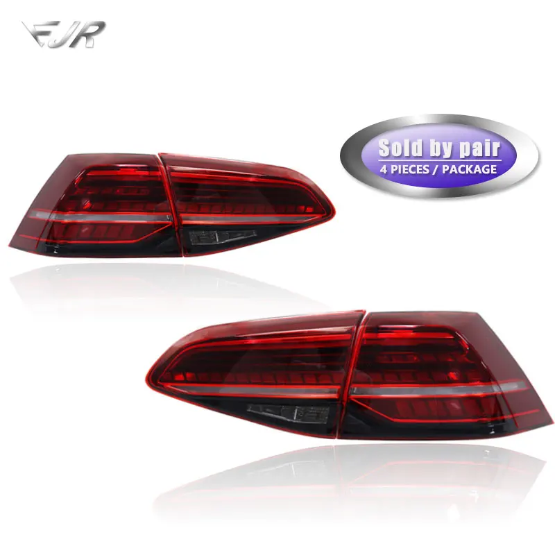 

Задний фонарь в сборе для Volkswagen VW Golf 7 GTI 2013-2021 Модернизация до 7,5 Полностью светодиодный задний фонарь Проточный поворотный ходовой фонарь