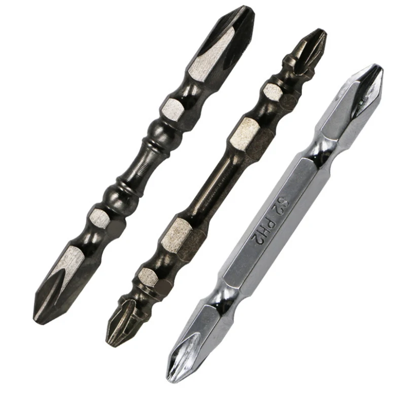 

3Pcs S2 Alloy Steel Anti Slip Magnetic Batch Head Cross High Hardness Hand Drill Bit Screw Electric Screwdriver Set PH2