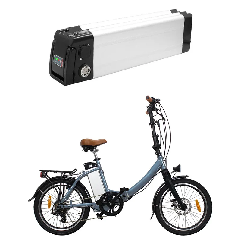 

36v 15.6ah 17.4ah 20.4ah Silver Fish Electric Bike Lithium Battery Pack Lithium-ion 18650