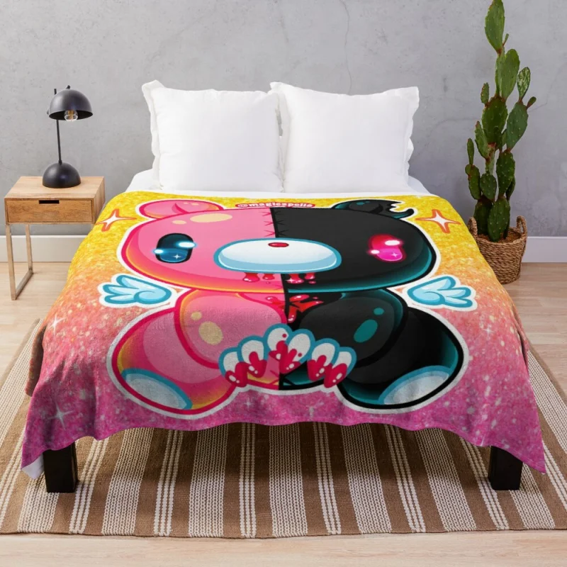 

Splitted Gloomy Bear Throw Blanket Comforter Blanket