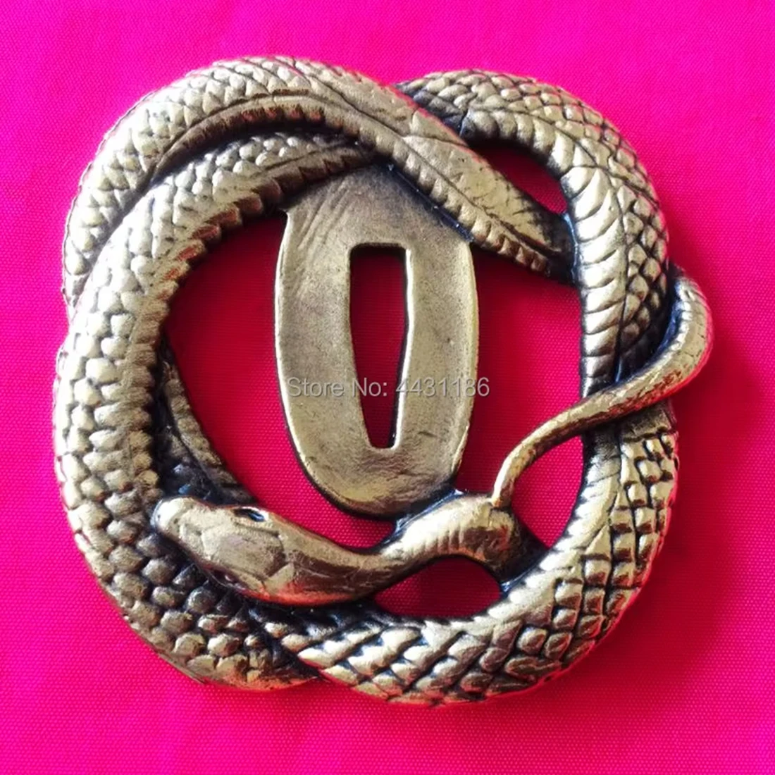 Высокое качество японский самурайский меч фитинги Katana/Wakizashi/Tanto Tsuba Snake тема