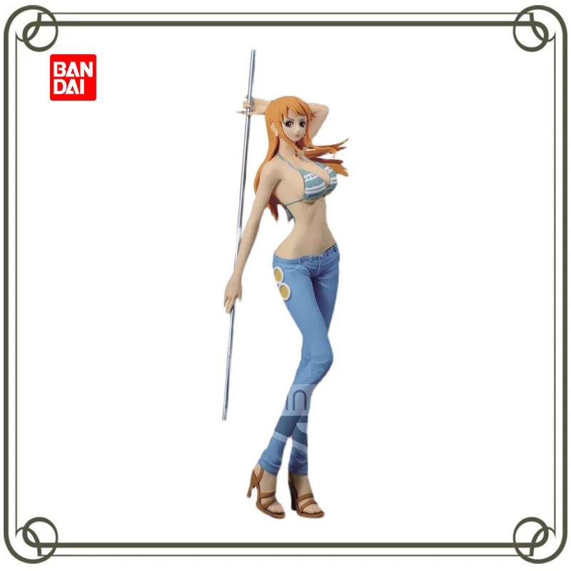 

Оригинальный BANDAI BANPRESTO Nami ONE PIECE, гламурный момент, аниме детская игрушка-фигурка, рождественский подарок