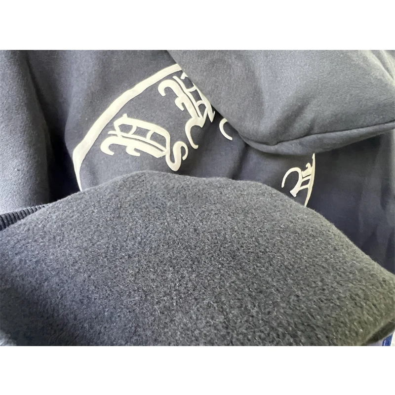 Толстовка ASKYURSELF с капюшоном винтажная свободная толстовка надписью начесом для