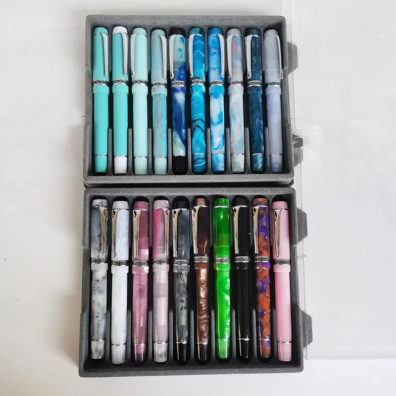 Гладкая перьевая ручка Kaigelu из 316 акрила с длинным пером лимона Красивый