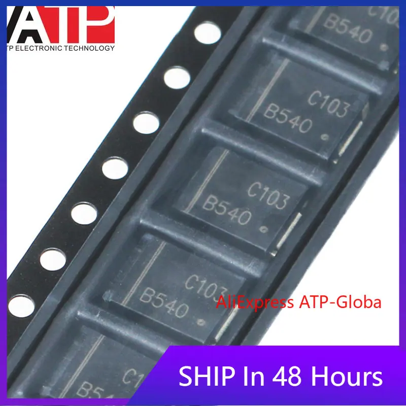 Фото ATP 10-100 шт. MBRS540T3G SMC DO-214AB MBRS540T3 диодный чип IC интегральная схема новый оригинальный №1