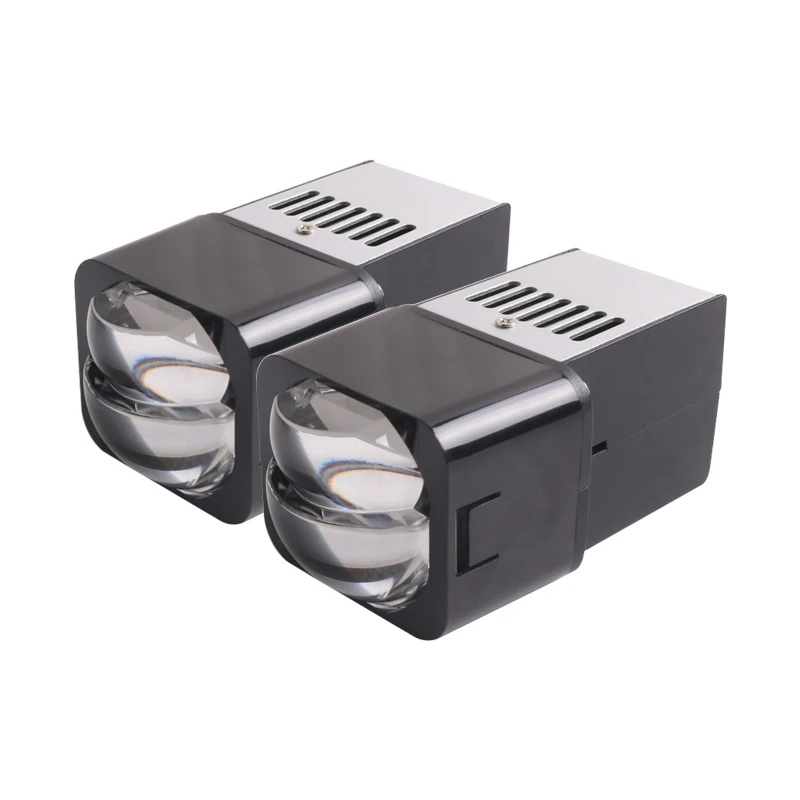 2 inch 9-16V 110W Matrix Bifocal Lenses Dual Reflectors Headlight For Car Motorcycle Led Projector Light Lens High Brightness