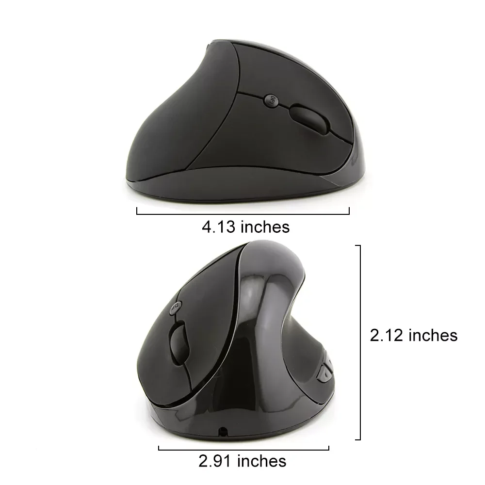 

Vertical Mouse Rechargeable 1600DPI USB Mouse 6D Wireless Optical Mice Office Gaming PC Mause Wrist For Laptop Gamer