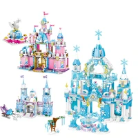 disney building blocks friends for princess windsor castle prince girl series childrens educational assembled birthday toys