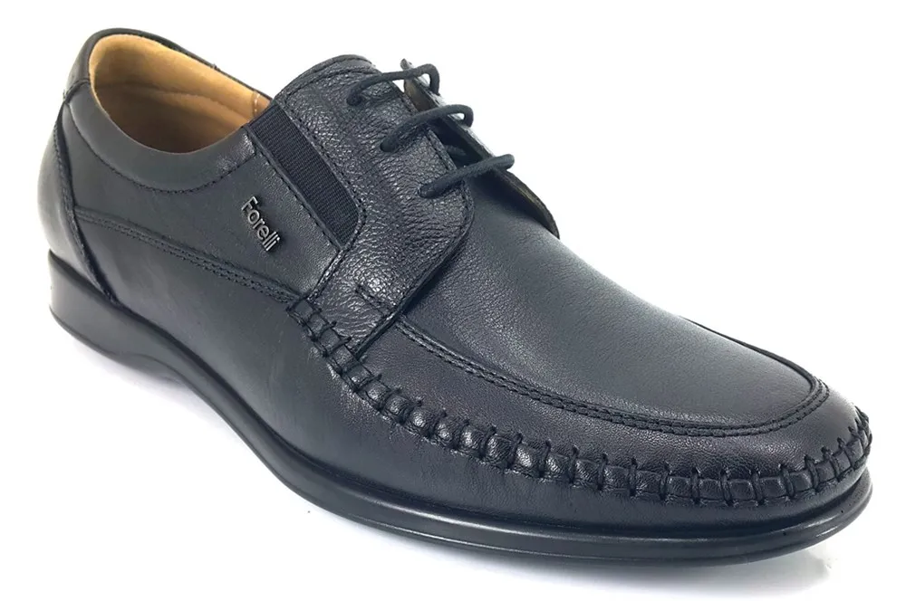 

2022 Trend new season Model leather shoes with personalized and casual black Forelli leather shoes