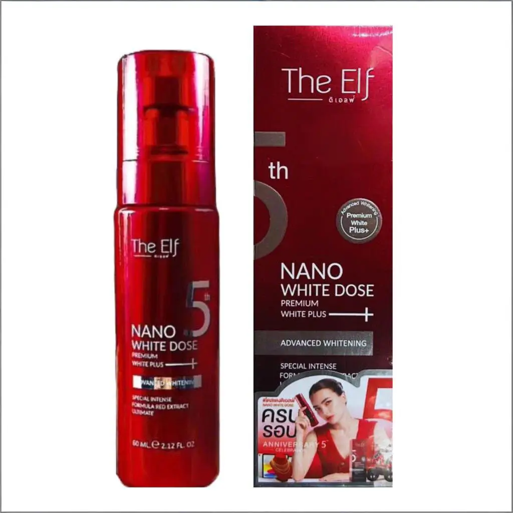 60 мл The Elf Nano White Dose Premium White Plus+ Advanced Whitening Special Intense Formula Red Extract Ultimate Whitening Care (art.: 3920d91ada620) - 3920d91ada620