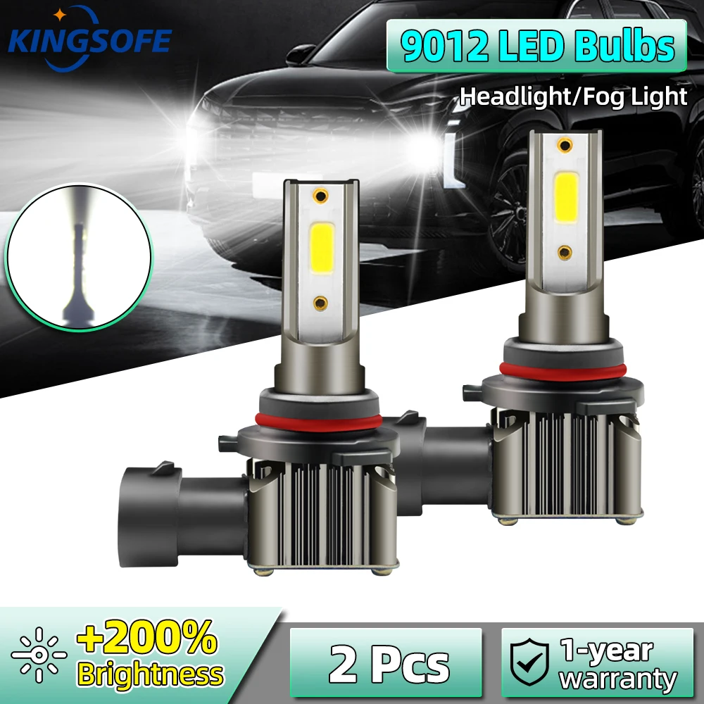 

20000LM 9012 HIR2 Светодиодная Лампа Для Автомобильных Фар 180 Вт Canbus Plug & Play DOB Чип Холодный Белый 6000K Супер Яркий...