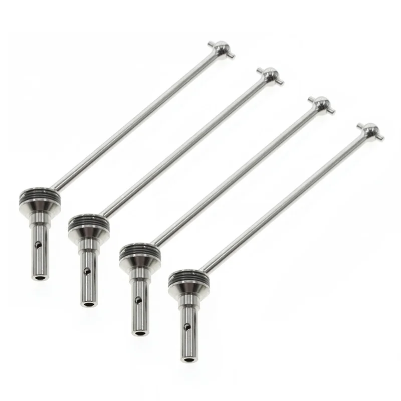 

4Pcs Metal Steel Front and Rear Drive Shaft CVD for 1/8 Sledge RC Car Upgrades Parts Accessories,2