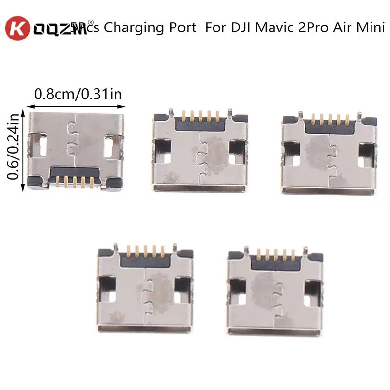 5 шт. для DJI Mavic 2pro Air Mini USB зарядный интерфейс для дрона дистанционное управление рельсовый разъем интерфейс зарядная головка Встроенная розетка