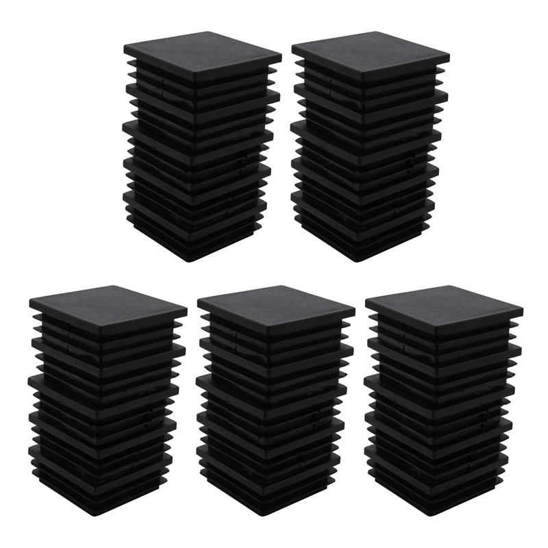 

Пластиковые квадратные вставки для труб, зеркальные крышки, 50 мм x 50 мм, 25 шт.