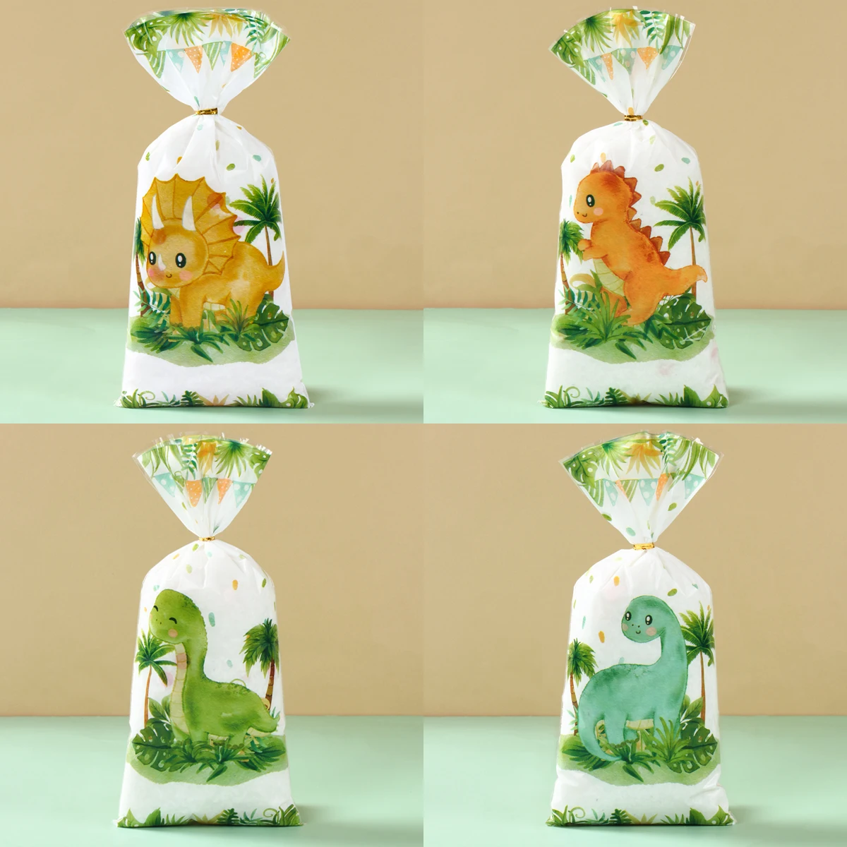 Конфеты на день рождения с динозавром упаковки из 100 шт. Ror Safari животные джунглей