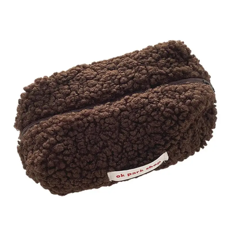 

Plush Cosmetic Bag Multipurpose Storage Pouch Makeup Bag Portable Makeup Cosmetic Bag For Women Daily Use Storage Travel