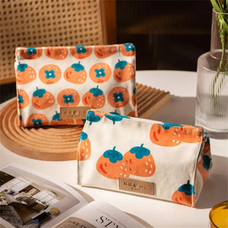 

Do Not Fade Persimmon Series Napkin Paper Box Kitchen Supplies Pumping Box Multifunctional Cotton And Linen Fabric Tissue Box