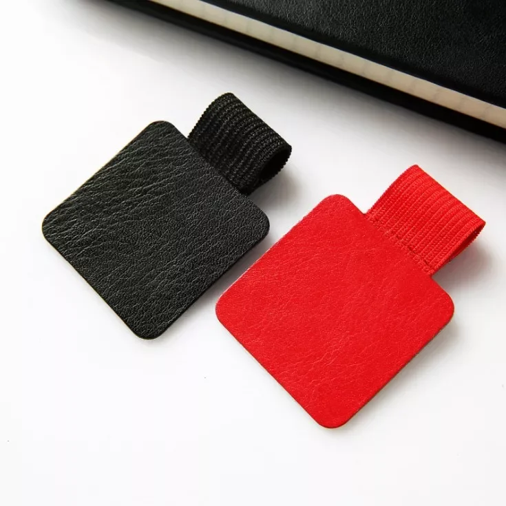 

Самоклеящиеся кожаные зажимы для ручек, держатель для карандашей, эластичная петля для дневников, ноутбуков, журналов, магнитных зажимов