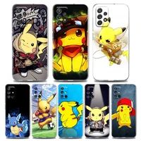 cool pokemon pikachu squirtle phone case for samsung a01 a02 a11 a12 a21 s a31 a41 a32 a51 a71 a42 a52 a72 silicone case pikachu