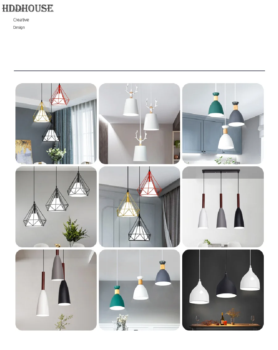 

Скандинавские светильники для столовой, трехголовая люстра в современном минималистичном стиле, обеденная настольная лампа, креативное ос...