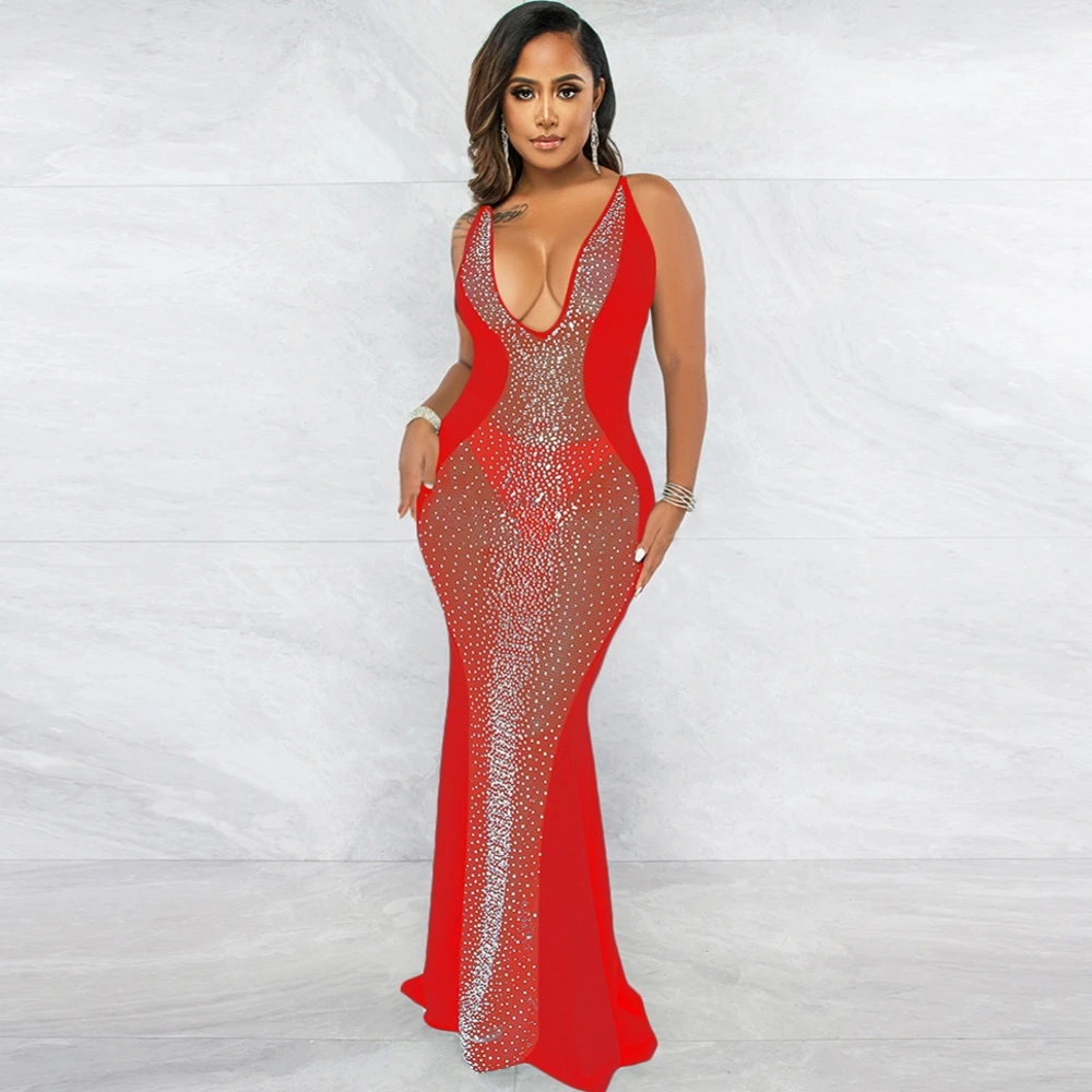 

African Long Maxi Dresses For Women Party Dashiki Clothing Sequins Black Dress 2022 Robe Africaine Femme Clothes Africa Dress