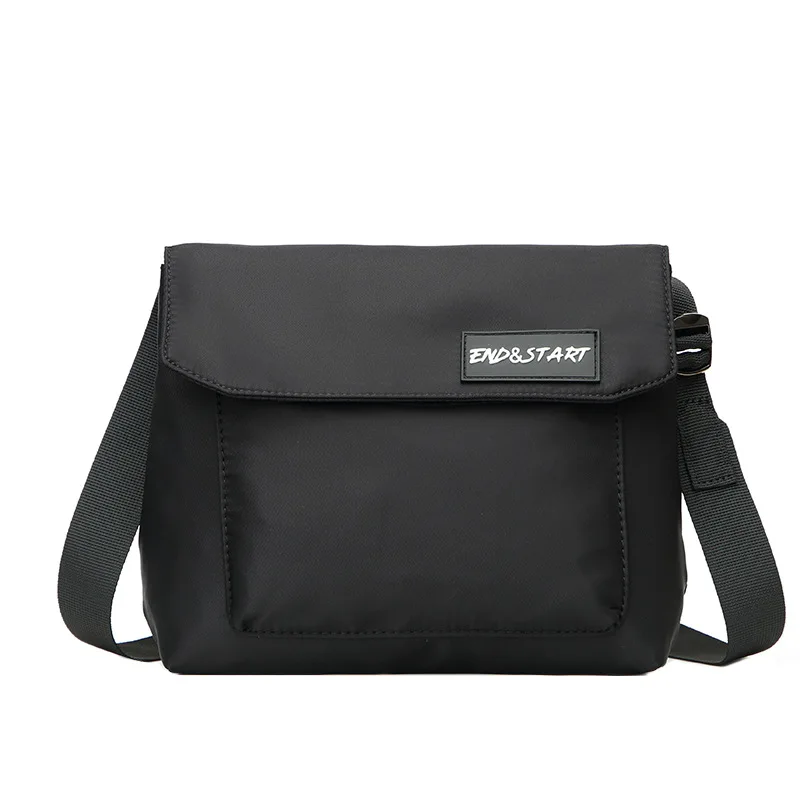 Men's Crossbody Shoulder Bag Fashion Nylon Casual and Lightweight Shoulder Zipper Bag