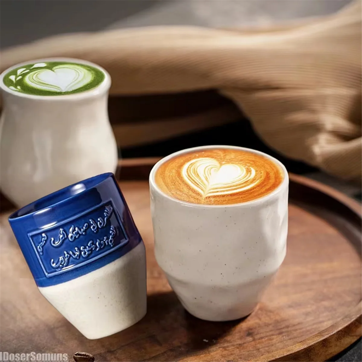 Кружка в Саудовском стиле Ближневосточные надписи керамические пары молоко лед