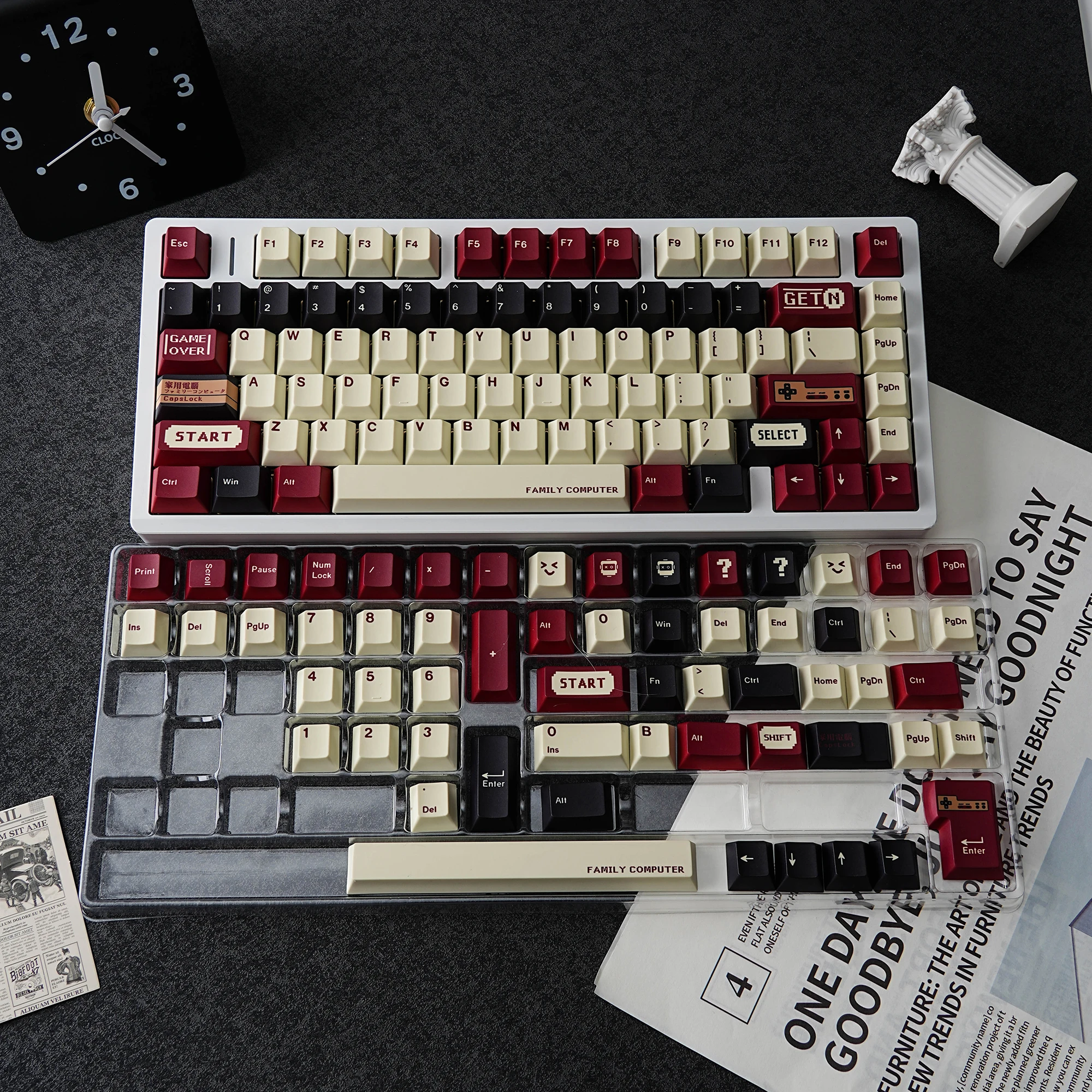 Фото Клавиши Cherry Retro NES с сублимационной печатью (немецкий, корейский, испанский, арабский, французский, русский, британский, ABNT-2) для механических клавиатур №5