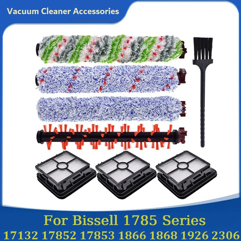 Аксессуары для пылесоса Bissell Crosswave 1785 Series 17132 17852 17853 1866 1868 1926 роликовая щетка Hepa