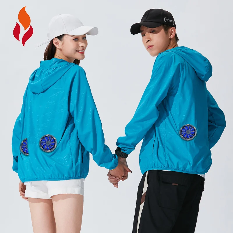 Летняя уличная куртка с вентилятором для кондиционирования воздуха Мужская