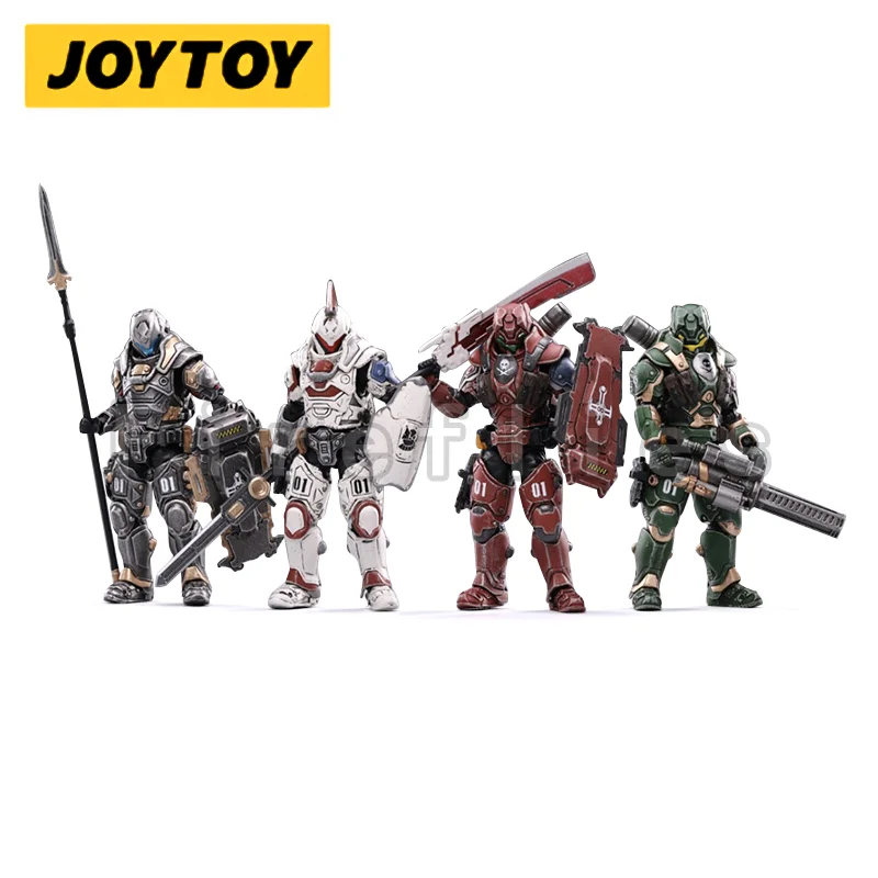 

1/18 JOYTOY Action Figure (4PCS/SET) 01st Steel Legion Anime Collection Model Toy Free Shipping