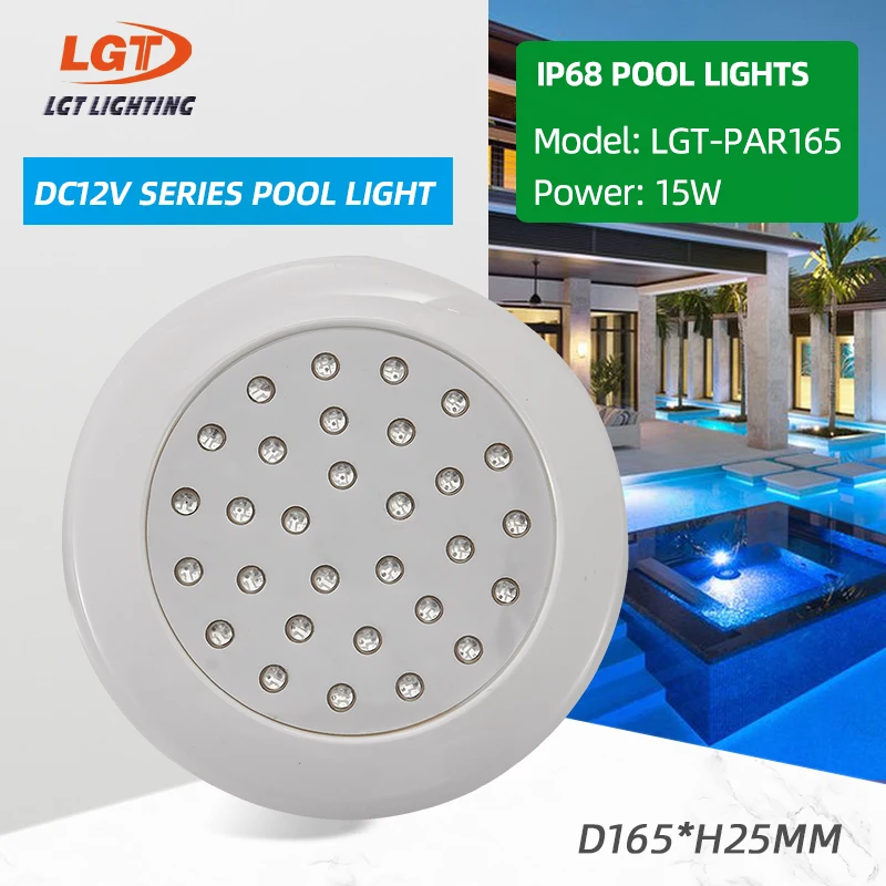 

Subersible Recessed Fountain Waterproof Lights Pond Underwater 15w For Hot Round Light Pool Selling Underground