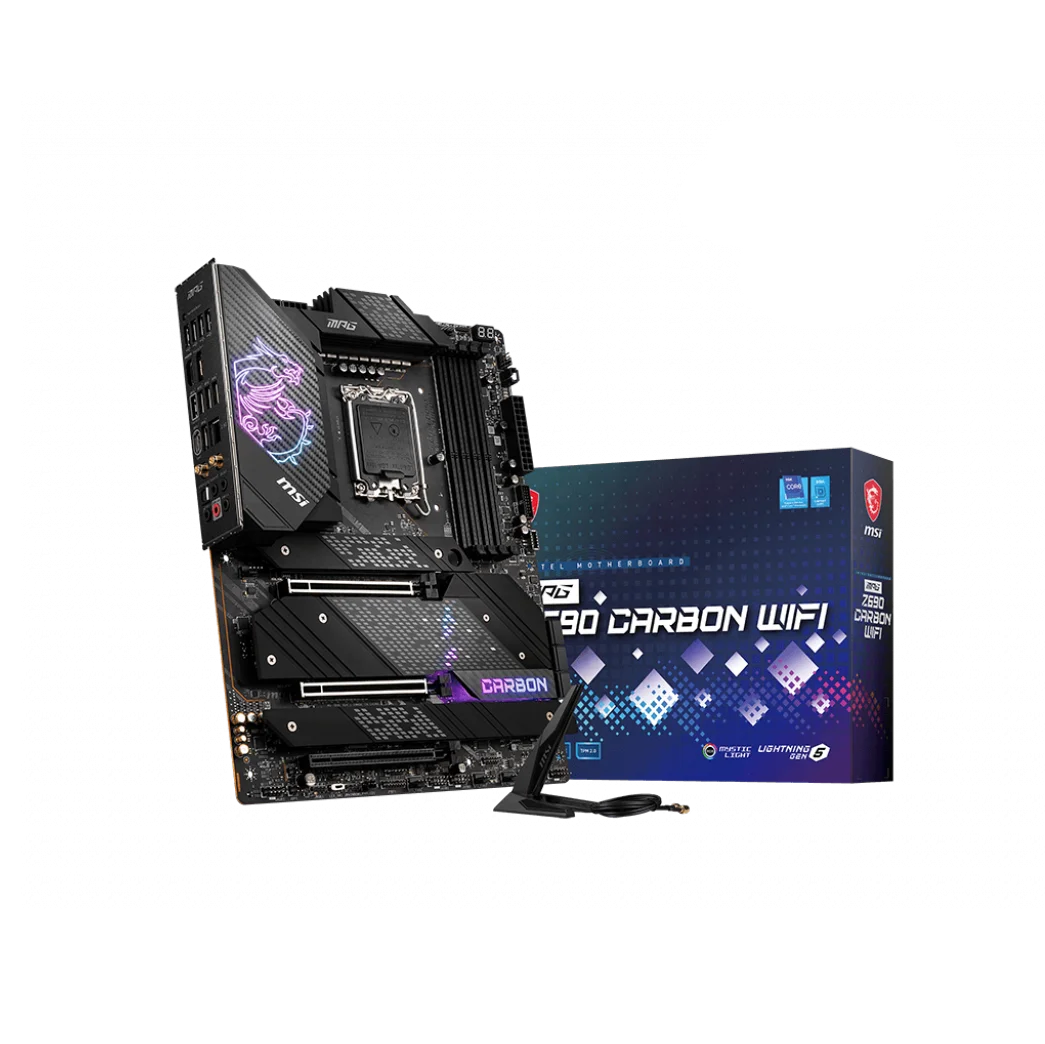 

Brand New MSI Z690 CARBON WIFI LGA 1700 Socket For Gaming Desktop Z690 Motherboard Support 12th Gen CPU DDR5 Ram