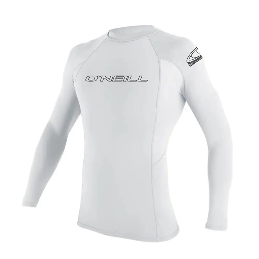 Мужской купальник плавательная футболка пляжный с защитой от УФ-лучей длинными