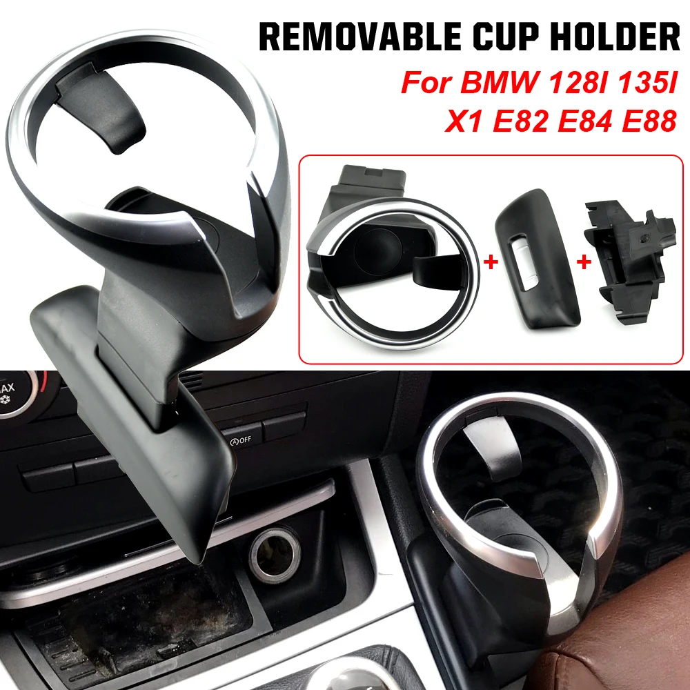 

Car Front Cup Drink Holder Back Seat Car Cup Holder For-BMW 135I 128I X1 E82 E84 E81 E87 Drink Holder