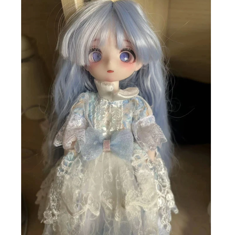 Фото Кукла Miku 1/6 BJD, милая коллекционная фигурка ручной работы, настраиваемая, аниме-атрибутика, настольное украшение, подарок на день рождения №5