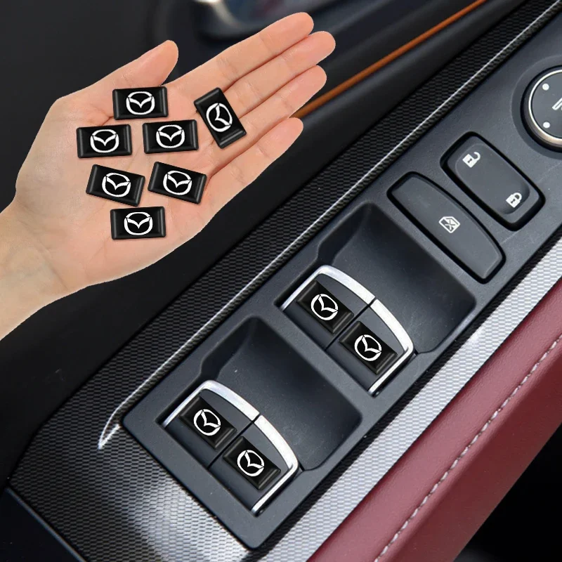 3D эпоксидные автомобильные эмблемы наклейки автоаксессуары для Mazda ATENZA Axela 2 3 5 6 323
